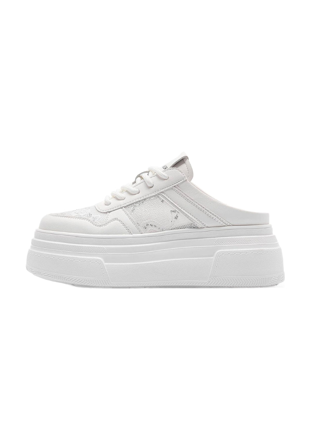 C.BANNER丨Lace Platform Slip-On Mules - PSYLOS 1, C.BANNER丨Lace Platform Slip-On Mules, Chunky Sneakers, C.BANNER, PSYLOS 1